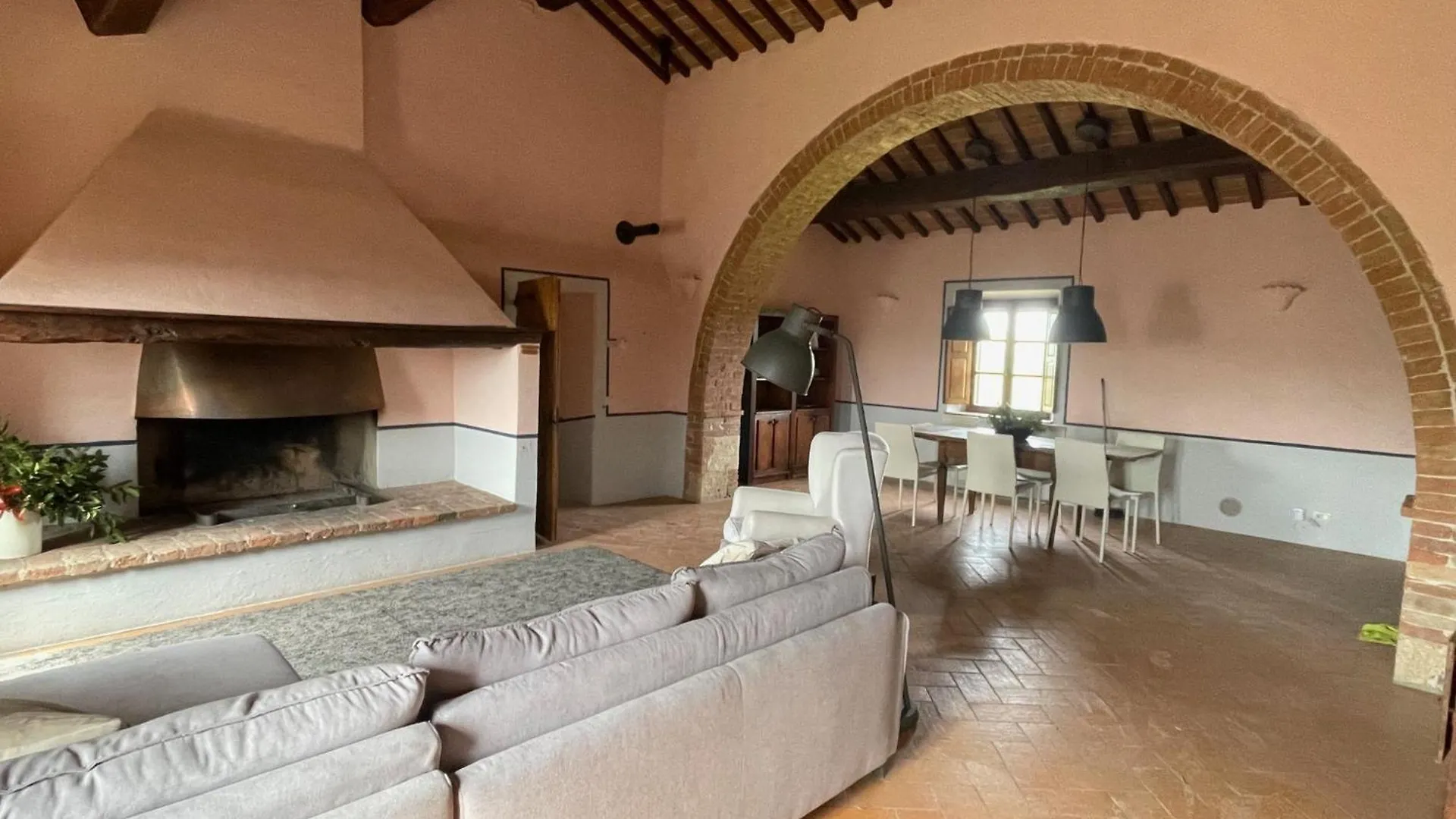 农家乐 Agriturismo Le Sorbelle D'Orcia Con Piscina 皮恩扎