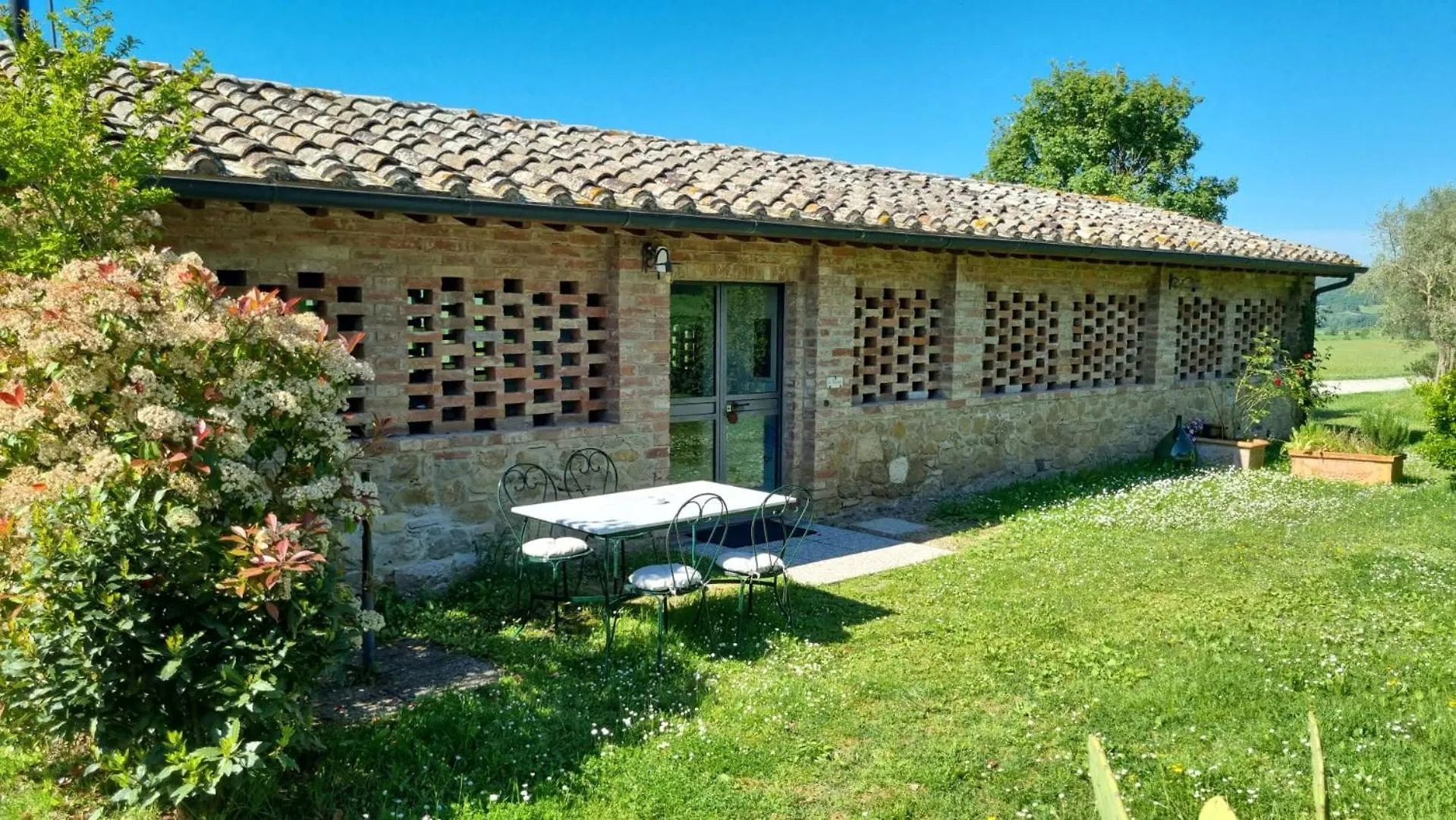 农家乐 Agriturismo Le Sorbelle D'Orcia Con Piscina 皮恩扎