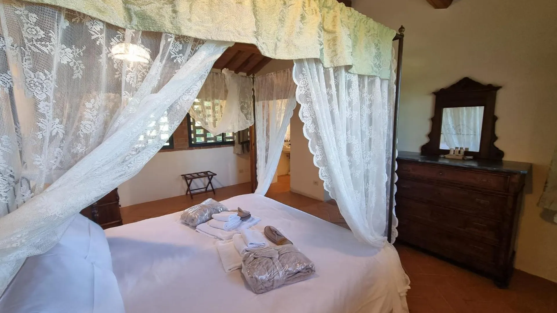 Agriturismo Le Sorbelle D'Orcia Con Piscina 皮恩扎