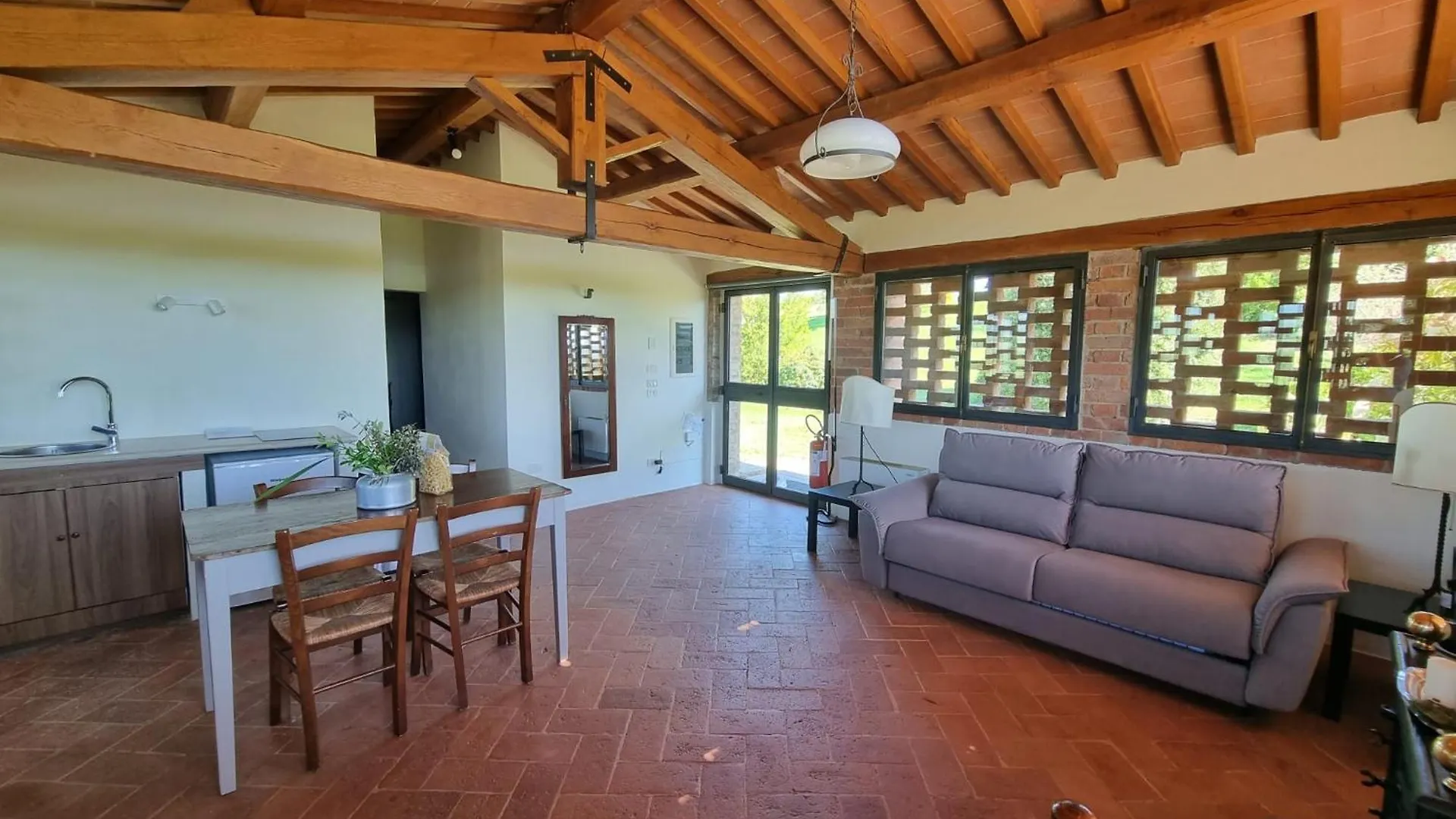 Agriturismo Le Sorbelle D'Orcia Con Piscina 皮恩扎 0*,