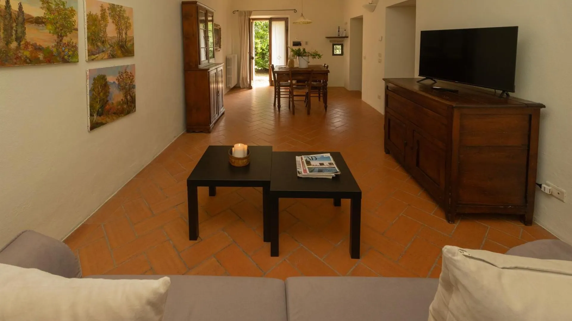 Agriturismo Le Sorbelle D'Orcia Con Piscina 皮恩扎 农家乐
